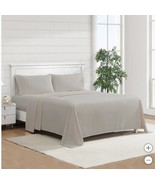 Jennifer Adams Sheet Set Beige Eternal Fitted Flat Pillowcase Wrinkle Re... - $145.66 CAD+