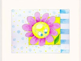 Sunflower Brightly Colored Acrylic on Canvas Boar - £27.73 GBP