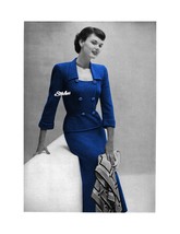 1940s Double Breasted Suit Jacket with 8 Gore Skirt - Knit pattern (PDF 3400) - £2.93 GBP