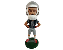 Custom Bobblehead Football player all geared up and ready to win the game - Spor - £70.97 GBP