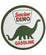 Sinclair Dino Gasoline Service Station Garage Round Retro Vintage Metal ... - £12.45 GBP