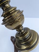 Vintage Stiffel Brass 33” Table Lamp Heavy 12 Lbs. image 10