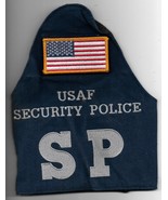 Of Slight Vintage One US Air Force USAF Security Police SP Armband Velcr... - $184.88 MXN