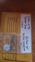 Vintage 1980&#39;s Pulsar Ladies Watch Dial Silver w/ Silver markers # Y590 0190 - £17.92 GBP