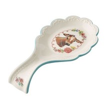Pioneer Woman ~ Brown Cow Pattern ~ Stoneware ~ Spoon Rest ~ 4.75 x 9.25 x 1.5 - £17.93 GBP