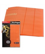 10 pks of 10 (100) BCW Std Sized Card 18-Pocket Side Loading Org Pro Bin... - $40.17