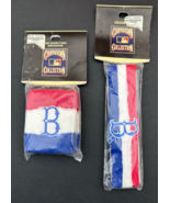 Rare Vintage Cooperstown Collection Boston Red Socks Wrist &amp; Headband Re... - $107.53