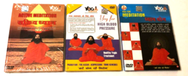Lot of 3 Yog Science Active Meditation High Blood Pressure Swami Health DVD New - £8.49 GBP