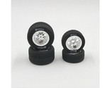 1RC Racing Fr/Rr Soft Tires/Chrome Wheels Hoosier 1RC5529 - £19.53 GBP