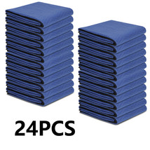 24 Pack Moving Blankets 80" X 72" Pro Economy Blue Shipping Furniture Pads - £133.67 GBP