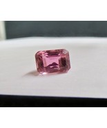NATURAL PINK TOURMALINE RUBELLITE OCTAGON CUT 5.67 CTS GEMSTONE FOR RING... - £391.84 GBP