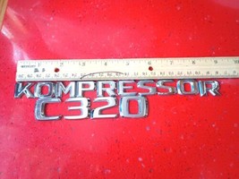 01 02 03 04 05 06 07 MERCEDES C230 KOMPRESSOR REAR LID EMBLEM BADGE LOGO... - £16.00 GBP