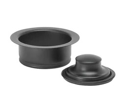 Glacier Bay Garbage Disposal Rim and Stopper Stainless steel matte black... - £14.11 GBP