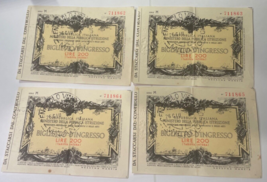  Banknote, Italy, 200 Lire Series M, Undated, Stamped 4 Sequencial/Cance... - $36.26