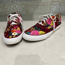 Keds x Rifle Paper Women&#39;s Anchor Blossoms Red Floral Sneakers - £46.53 GBP