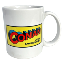 Conan O&#39;Brien Live San Diego SDCC 2017 Logo Coffee Mug Cup Comedy Merch ... - £28.13 GBP