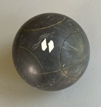 Vintage Sportcraft Black Circle Pattern Bocce Ball Replacement - £7.99 GBP