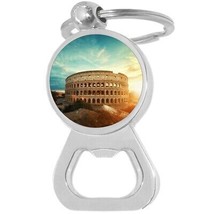 Acropolis of Athens Bottle Opener Keychain - Metal Beer Bar Tool Key Ring - £8.42 GBP