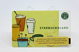 Starbucks Coffee 2006 Gift Card Drink Illustration Mug Cup Drinks Zero Balance - £8.48 GBP