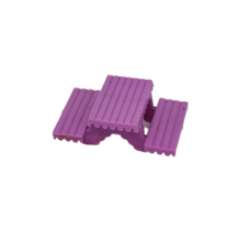 VINTAGE 1980's HASBRO CHARMKINS FLOWER MILL REPLACEMENT PURPLE PICNIC TABLE - $8.55
