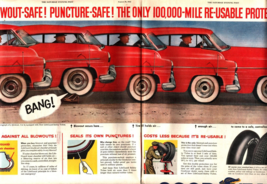1952 Goodyear Tires Makes a Blowout Harmless with Life Guards Vintage Pr... - $23.18