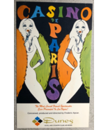 CASINO DE PARIS vintage Dunes Casino Las Vegas unused 8&quot; x 5&quot; postcard - €12,70 EUR