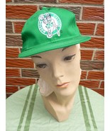 Vintage 1990s Boston Celtics Hat Adjustable Unisex New w/Official NBA Tag - $22.75
