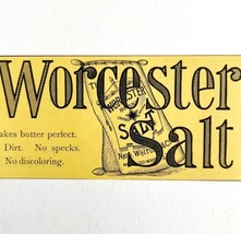 Worcester Salt Nash Whiton NY 1894 Advertisement Victorian Spices 5 ADBN1m - £10.21 GBP