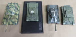 Diecast WWII Model Tanks Hobby Master, Corgi Lot of 4 - 1:72 - No Boxes - $69.25
