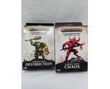 Lot Of (2) Warhammer Age Of Sigmar Champions Campaign Decks Chaos Destru... - $38.01