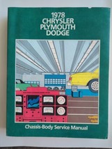 Chrysler Plymouth Dodge RWD Chassis Body &amp; Electrical Service Manual 197... - $21.84