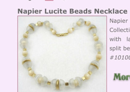 Napier Haute Couture Necklace From The “Crystal Ice Collection” - £58.40 GBP
