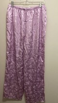 Enchanting Women’s Pajama Bottom Pants L Large Waist 34” 38” New Purple ... - £5.25 GBP