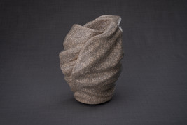 Handmade Cremation Urn for Ashes &quot;Light&quot; - Large | Craquelure | Ceramic - £383.69 GBP+