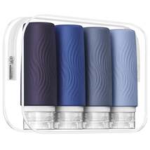 kuangre Travel Bottles for Toiletries – 3oz TSA-Approved (4 Pack) - $14.99