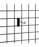NEW GRIDWALL 8&quot; BLACK  PEG HOOKS LOT OF 50PCS - €36,71 EUR