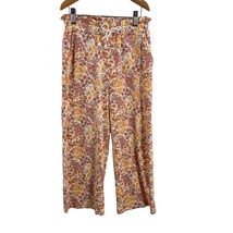 Girls Floral Pull On Pants Epic Thread Size Medium - £10.70 GBP