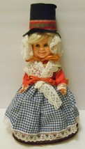 Ratti Italy Vtg Freckled Tjorven Doll In Ringkobing Dress Elly Schwartz Denmark - £103.87 GBP