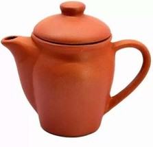 Handmade Terracotta Clay Classic Water jug with Lid Natural Earthen Clay Jug for - £71.67 GBP