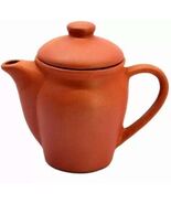 Handmade Terracotta Clay Classic Water jug with Lid Natural Earthen Clay... - $89.99