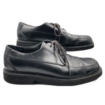 Rockport Men&#39;s Black Lace Up Leather Shoes Size 10M - £33.02 GBP