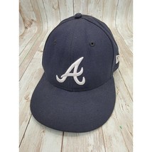 MLB Atlanta Braves A 59FIFTY Boy&#39;s 6 5/8 Fitted New Era Hat Cap - $13.04