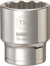 NEW Dewalt DWMT74604OSP 3/4 Drive X 1 7/16" 12PT CHROME Socket - £22.11 GBP