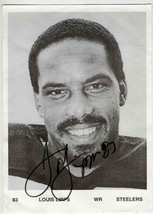 Louis Lipps Signed Paperstock Photo Pittsburgh Steelers - $9.89