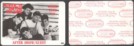 Group of 12 New Kids on the Block Cloth OTTO After Show/Guest Pass from the 1989 - £26.87 GBP