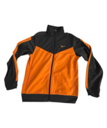 Youth Nike Full Zip Performance Track Halloween Orange w/Gray Running Ja... - $45.46 CAD