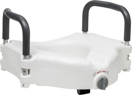 Drive Medical&#39;S 2-In-1 Raised Toilet Seat With Removable Padded Arms, St... - £46.36 GBP