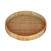 Braided Bamboo Round Tray - $81.17