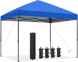 Outdoor Wind Pop Up Canopy Tent (Royal Blue) 10X10 Commercial Instant Shelter. - £124.50 GBP