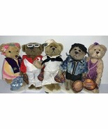 Brass Button Bear Lot Of 5 Ivy 60&#39;s, Casey 40s, Daisy 20s, Roxy 80s, Nic... - $34.45 CAD